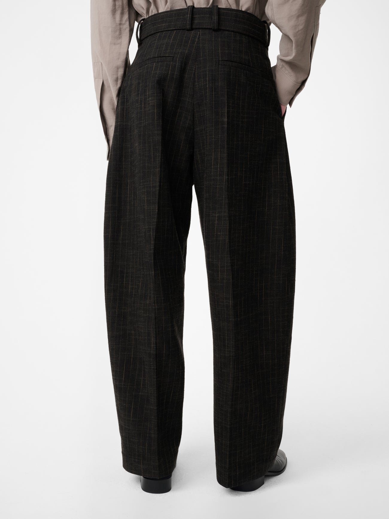 Vital Belted Pant in Peat Stripe