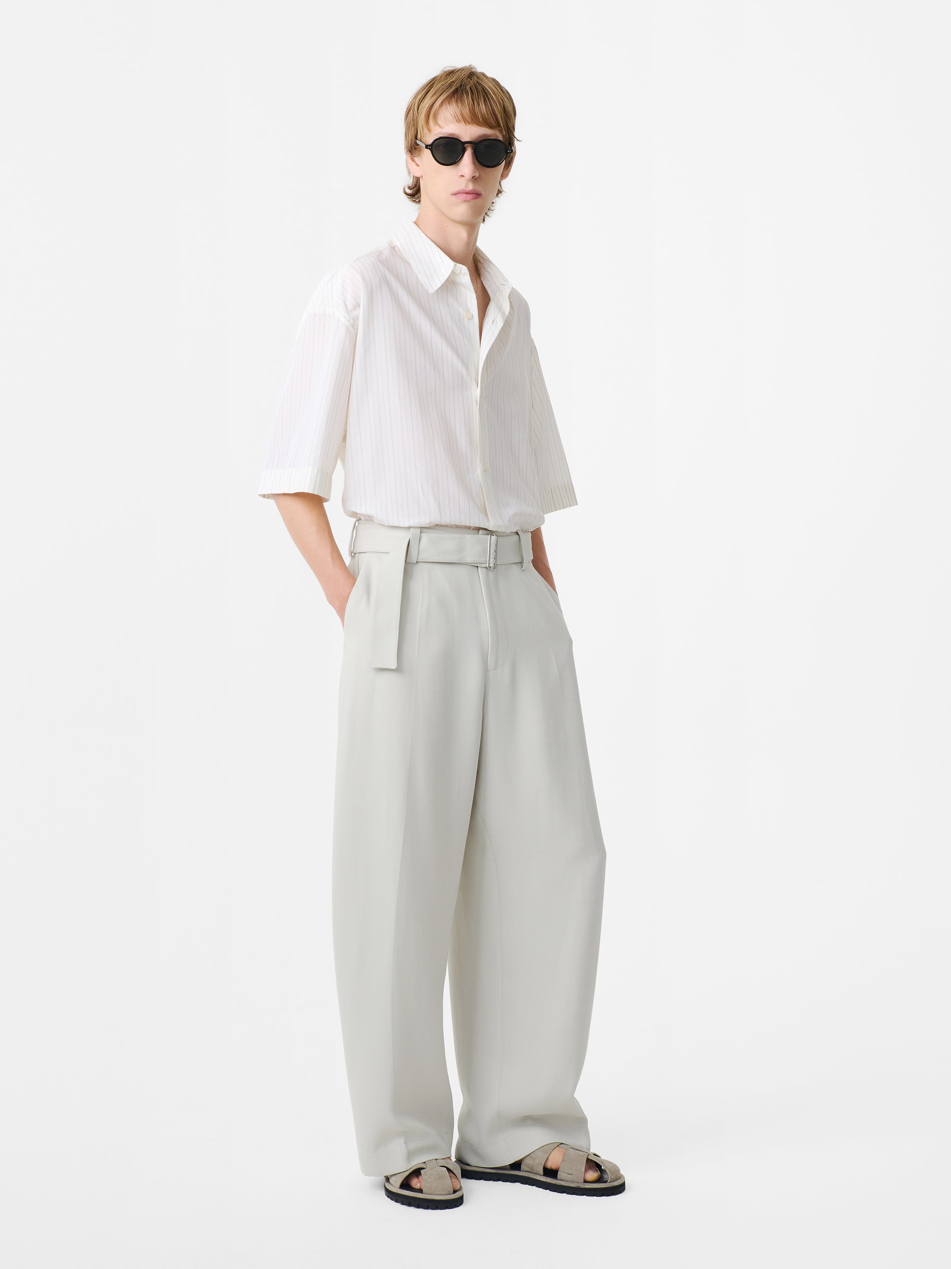 Vital Wool Pant in Ice - Studio Nicholson
