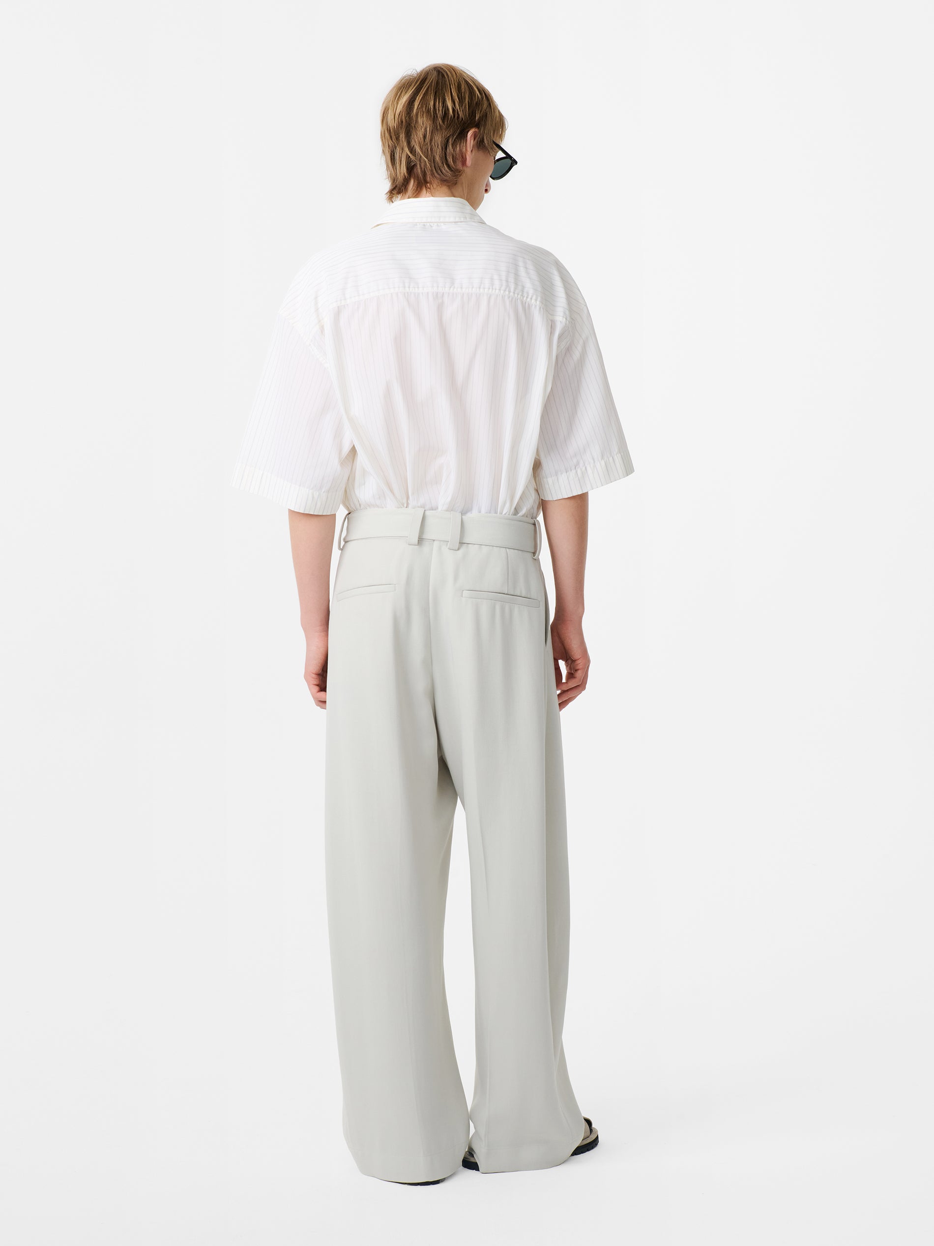 Vital Wool Pant in Ice - Studio Nicholson
