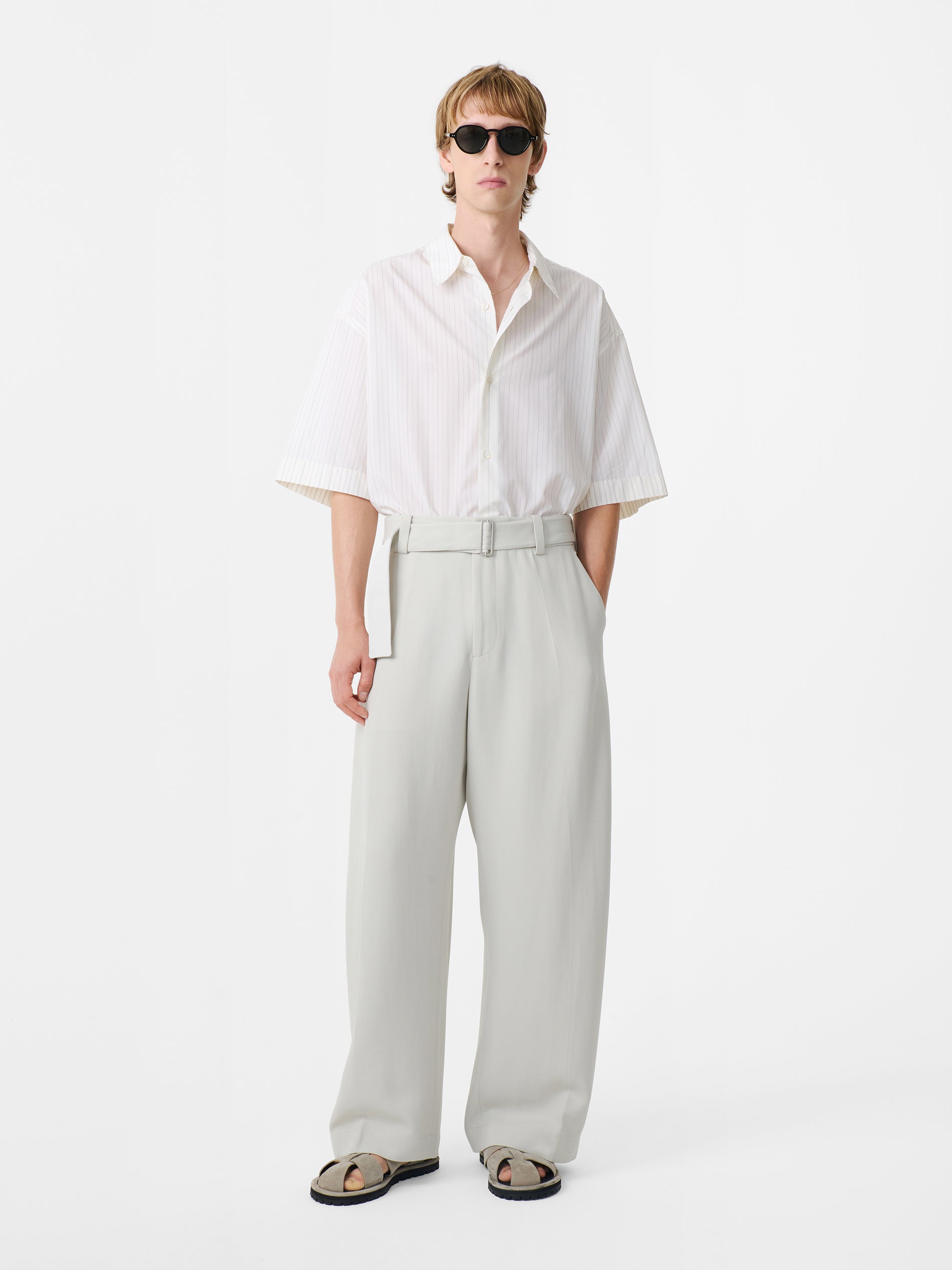 Vital Wool Pant in Ice - Studio Nicholson
