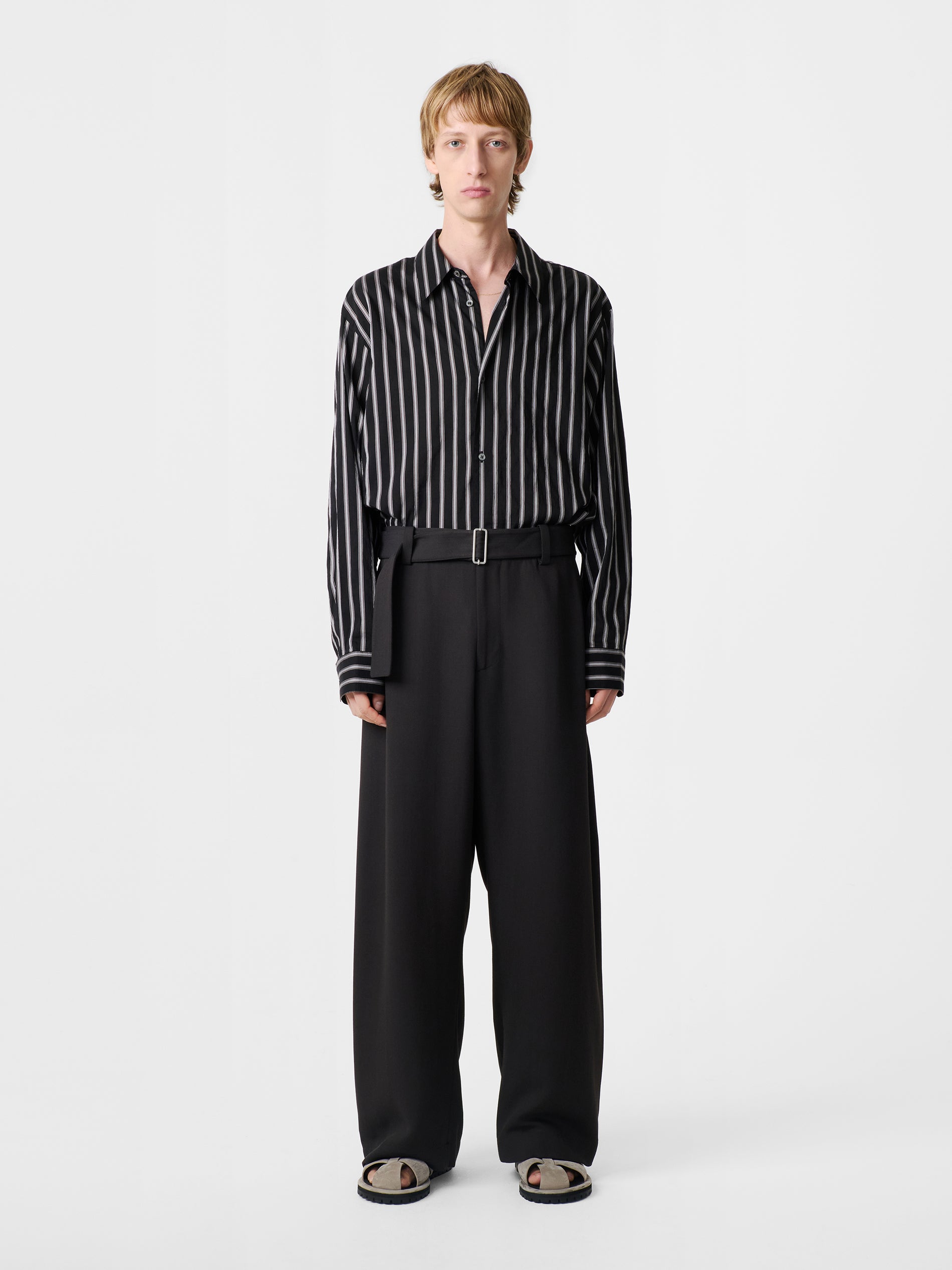 Vital Wool Pant in Oil - Studio Nicholson