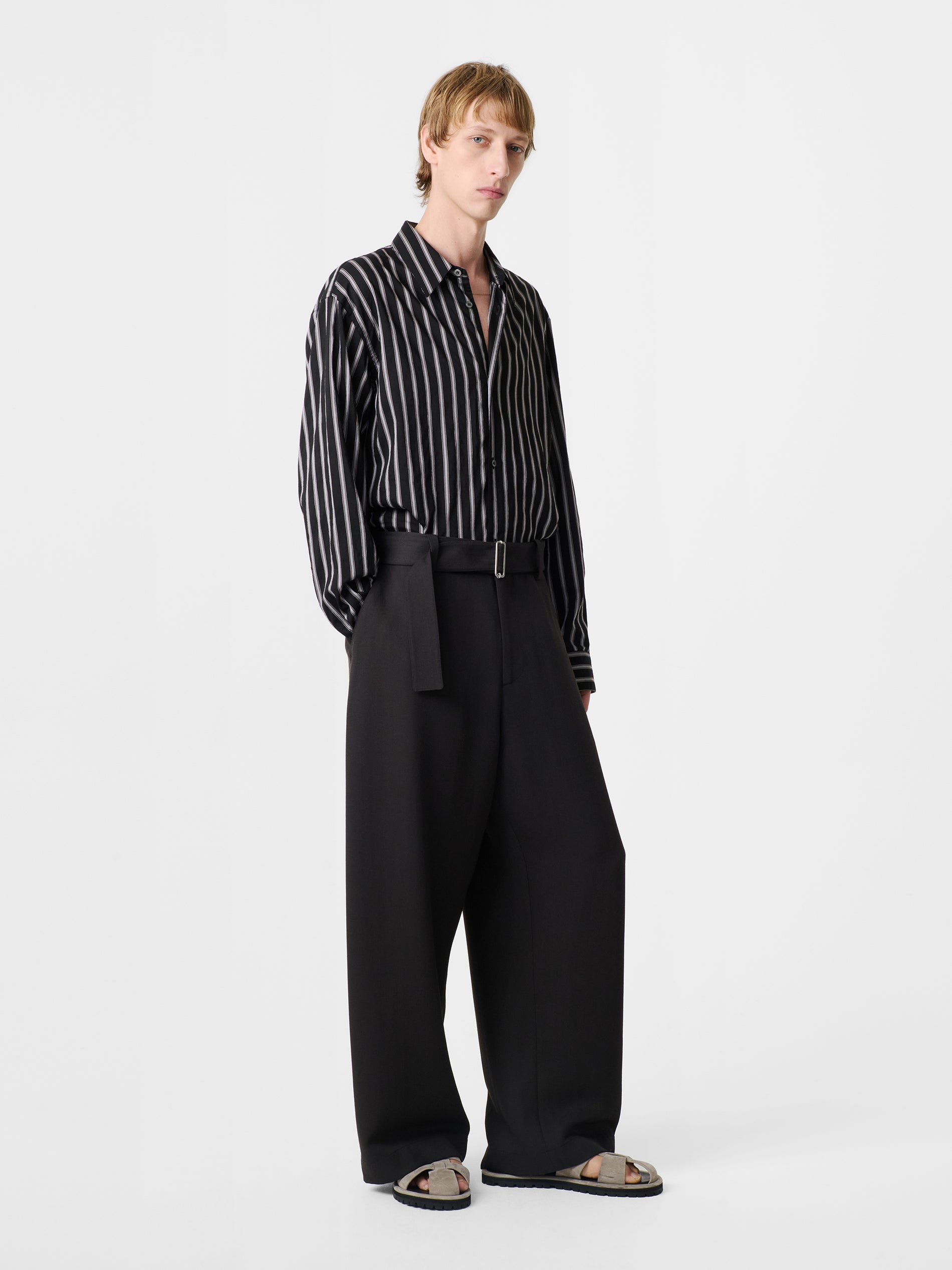 Vital Wool Pant in Oil - Studio Nicholson