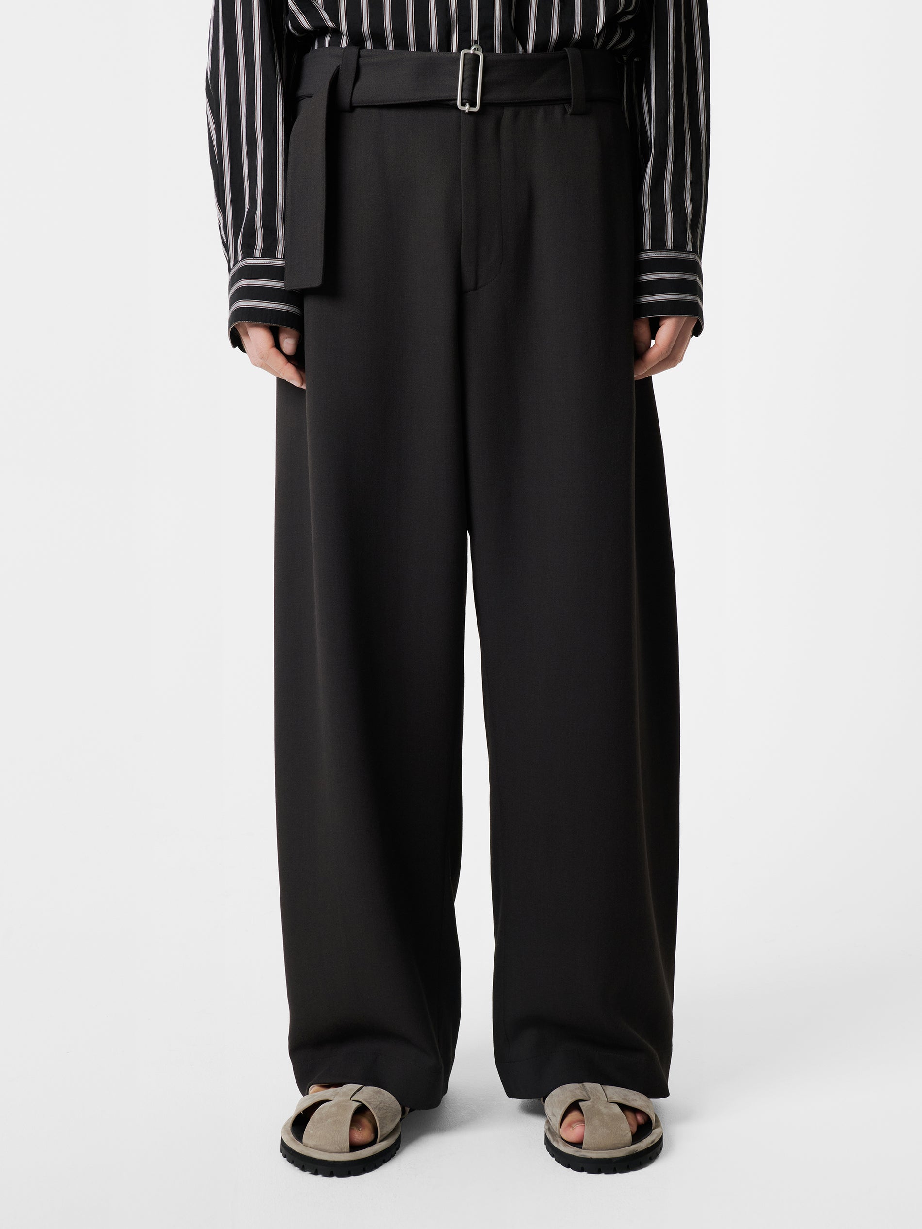 Vital Wool Pant in Oil - Studio Nicholson