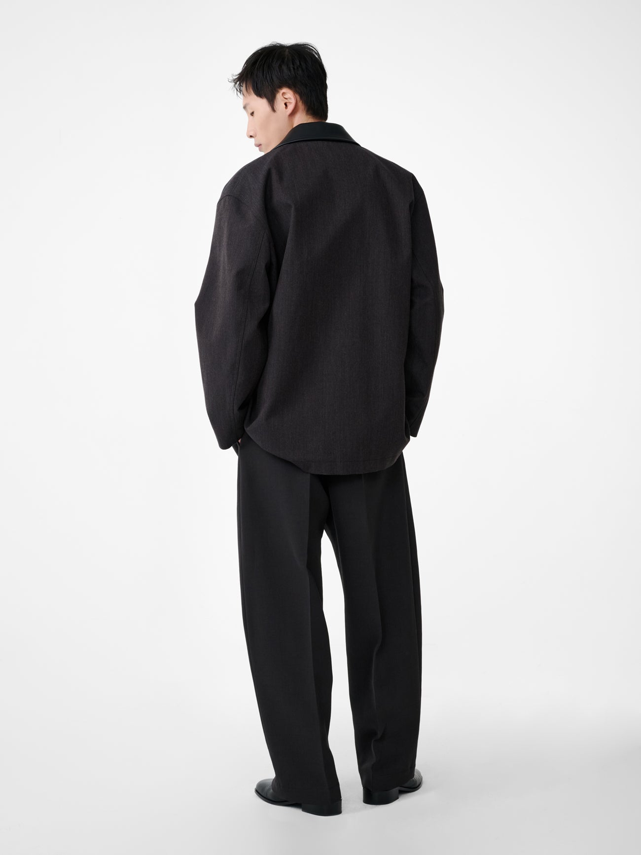 Vital Pant in Black Grape - Studio Nicholson