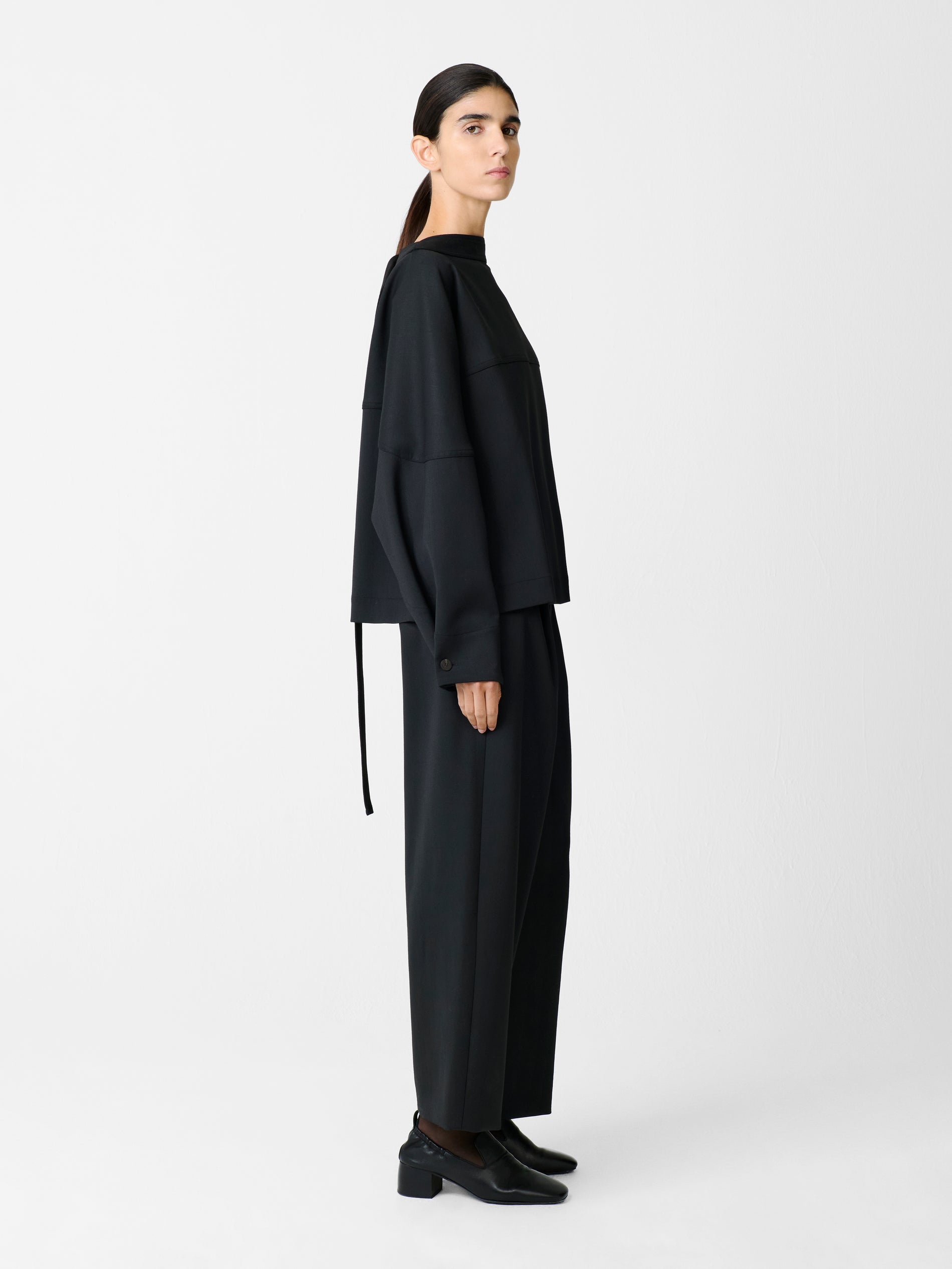 Velho Top in Black - Studio Nicholson