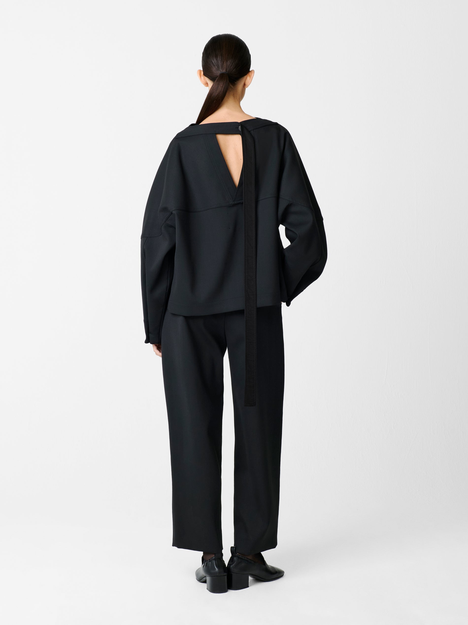 Velho Top in Black - Studio Nicholson