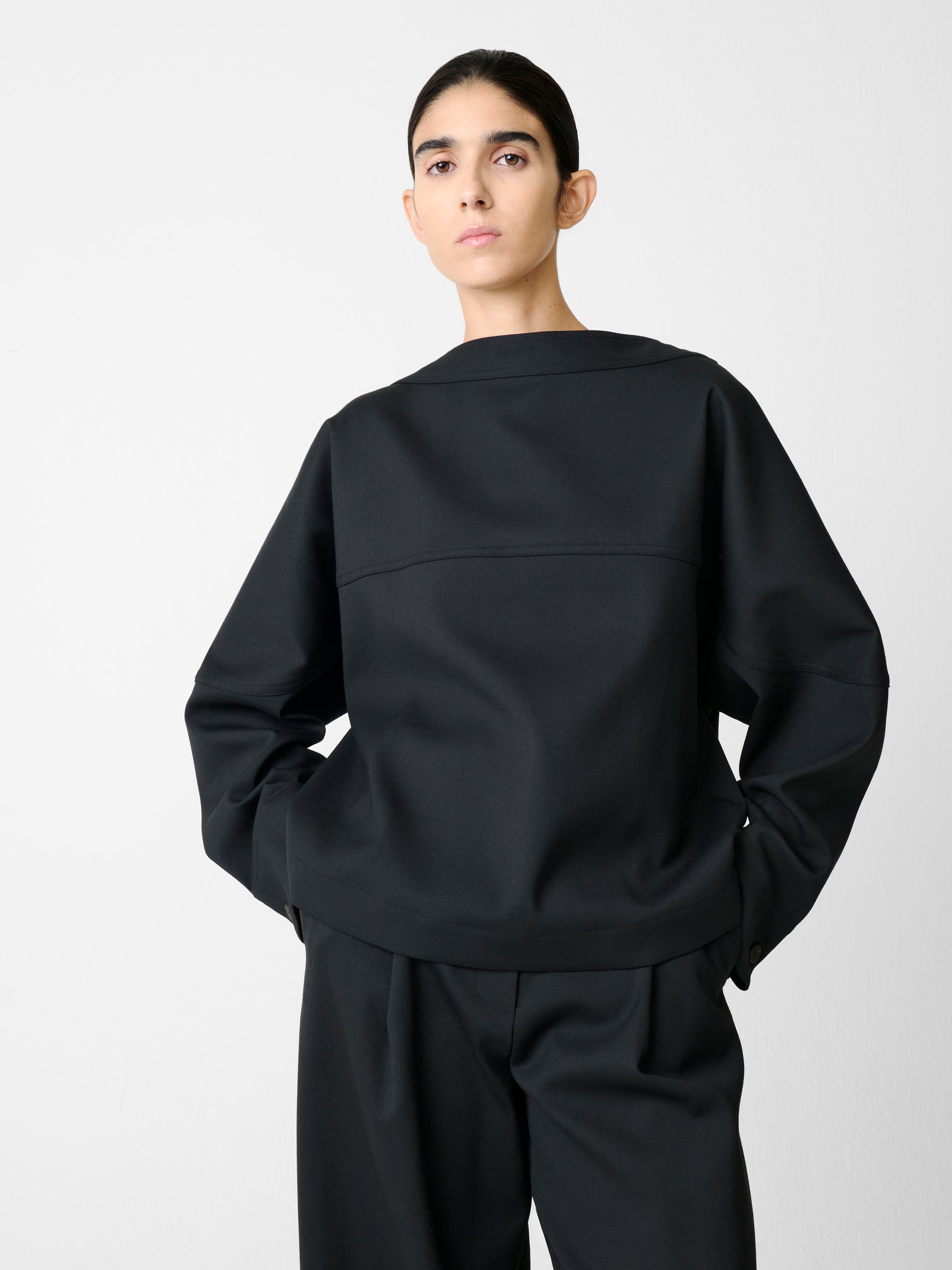 Velho Top in Black - Studio Nicholson
