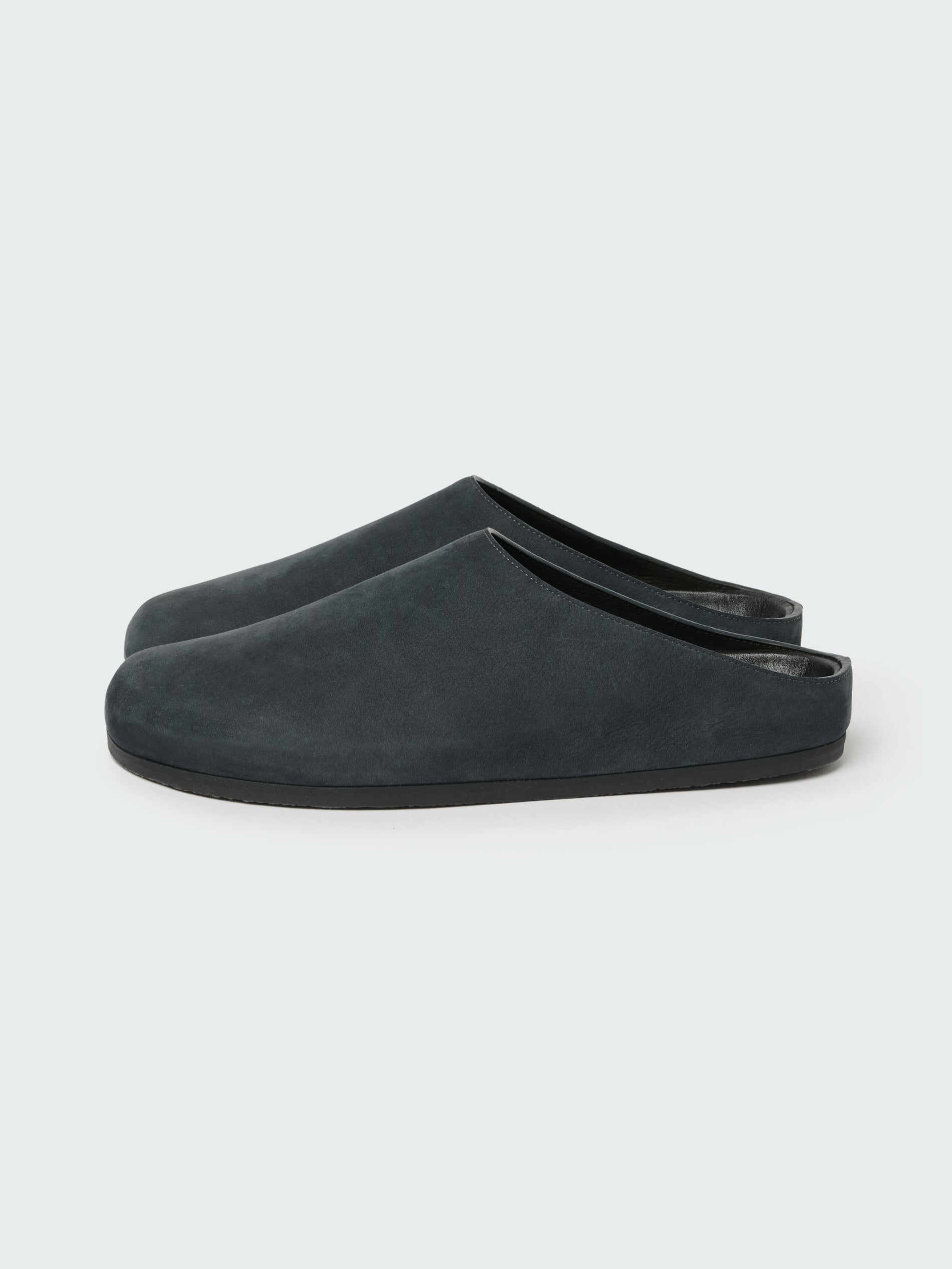Men's Wearing Nubuk Clog in Ocean