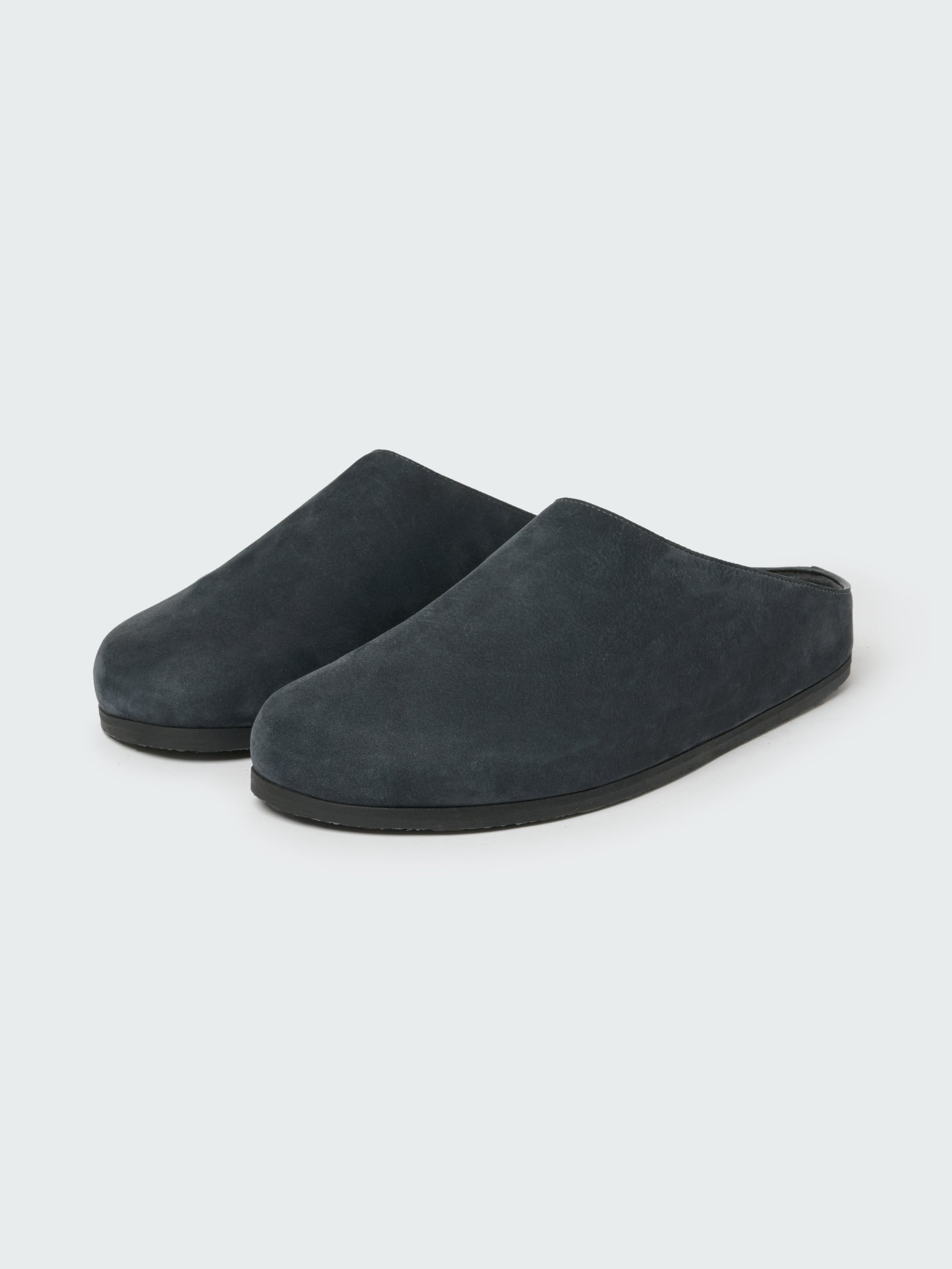 Men's Wearing Nubuk Clog in Ocean