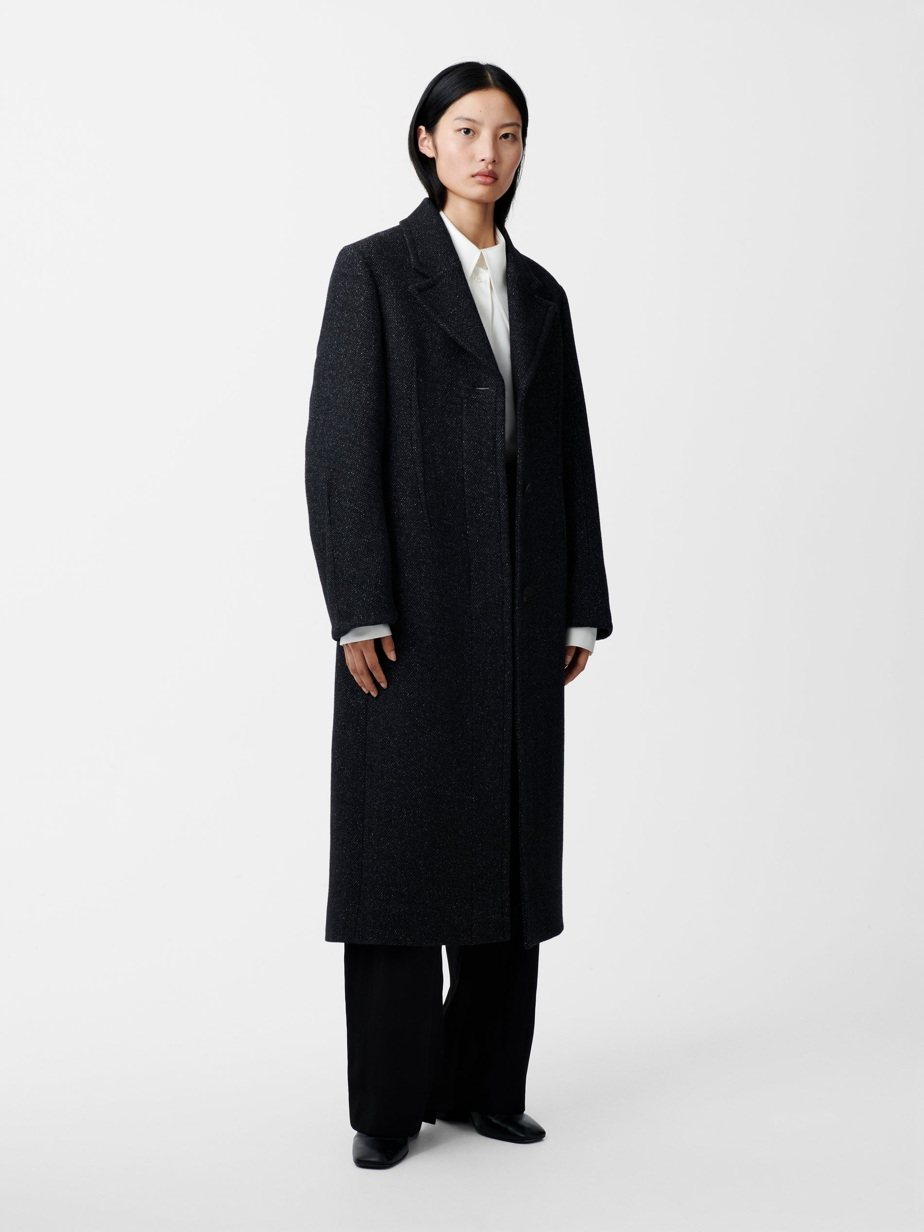 Weir Coat in Tweed Multi - Studio Nicholson
