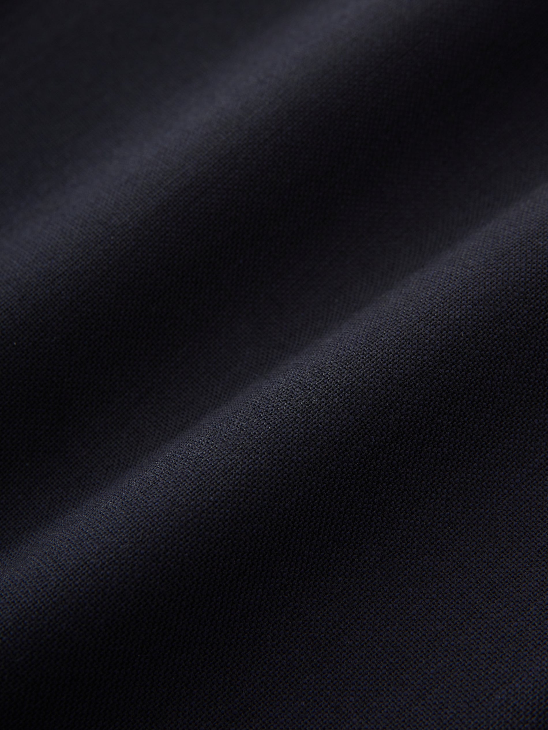 Wilton Tropical Wool Shirt in Darkest Navy - Studio Nicholson