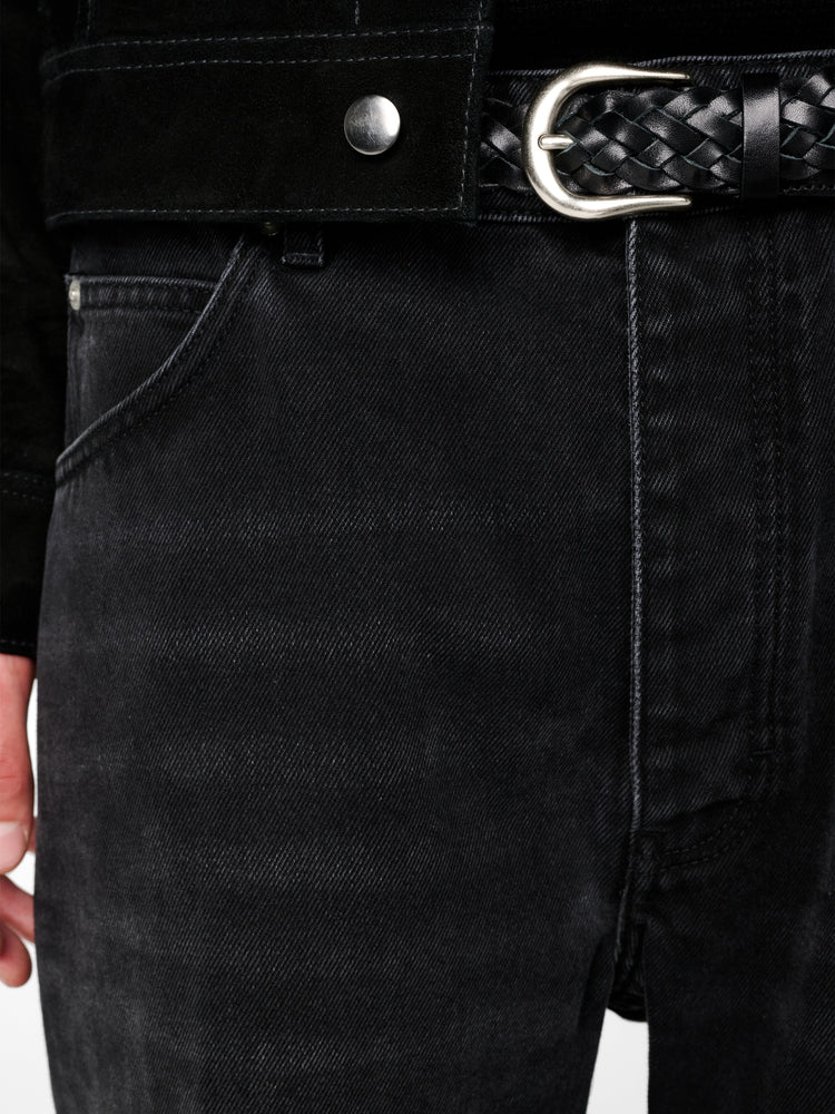 Windslow Denim Pant in Black Cowboy Crease