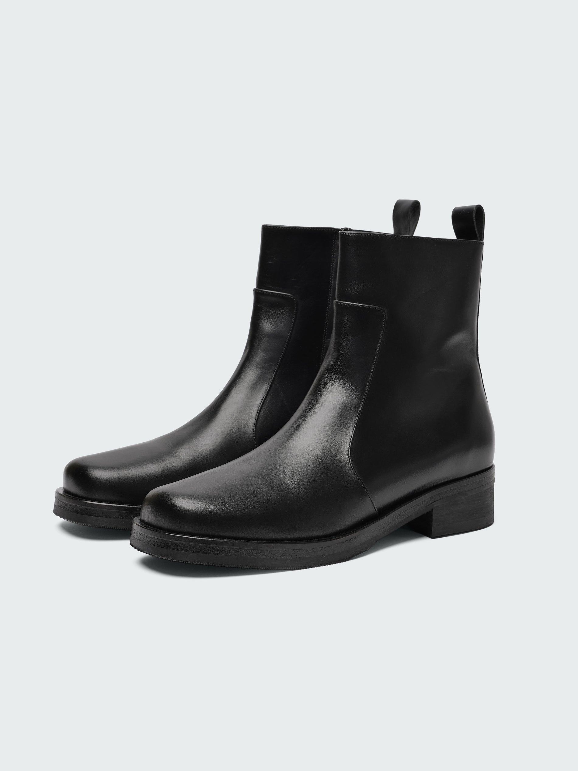 Women's Square Boot in Black - Studio Nicholson