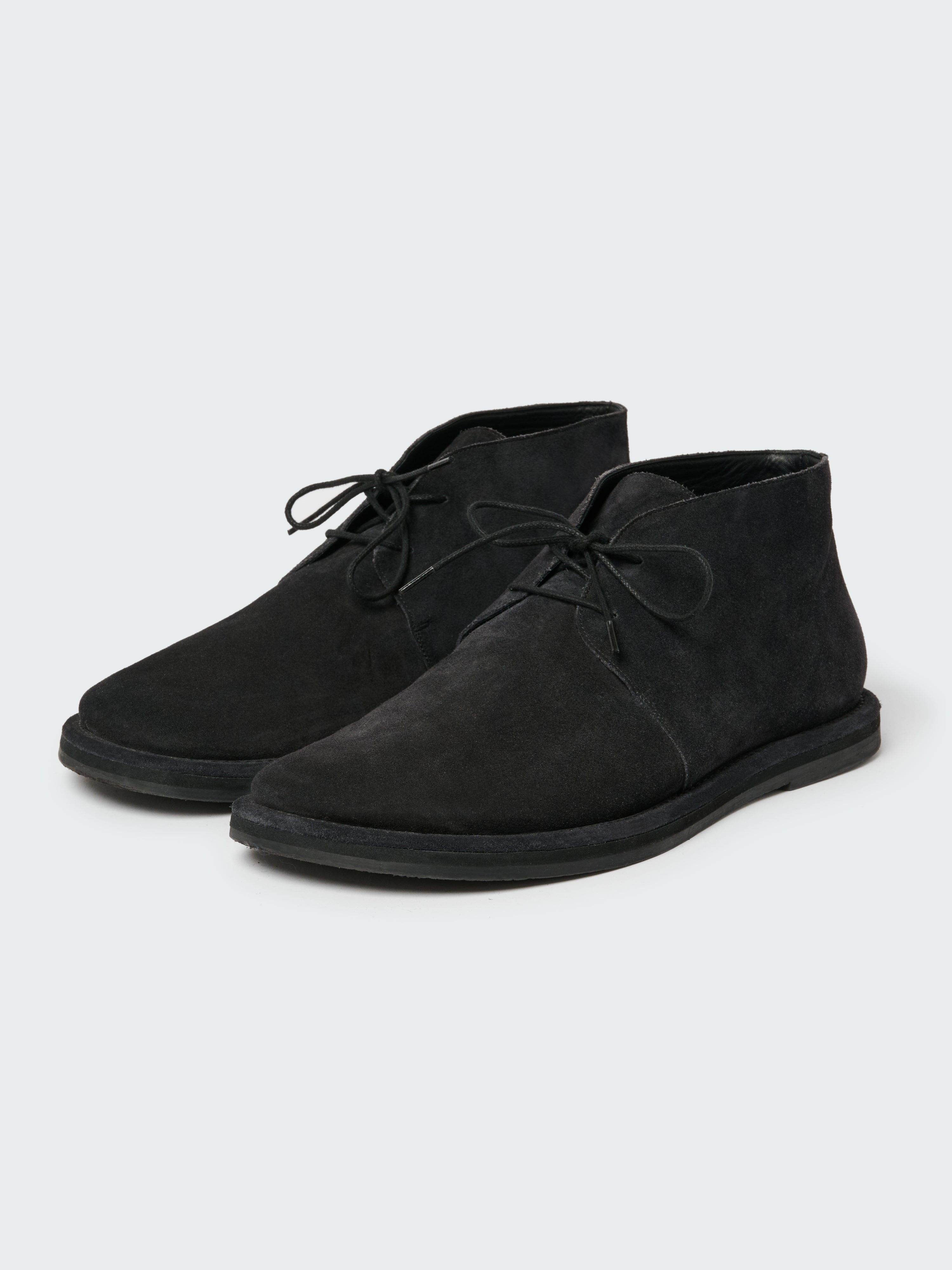 Men's Woodrow Suede Shoe in Offblack – Studio Nicholson