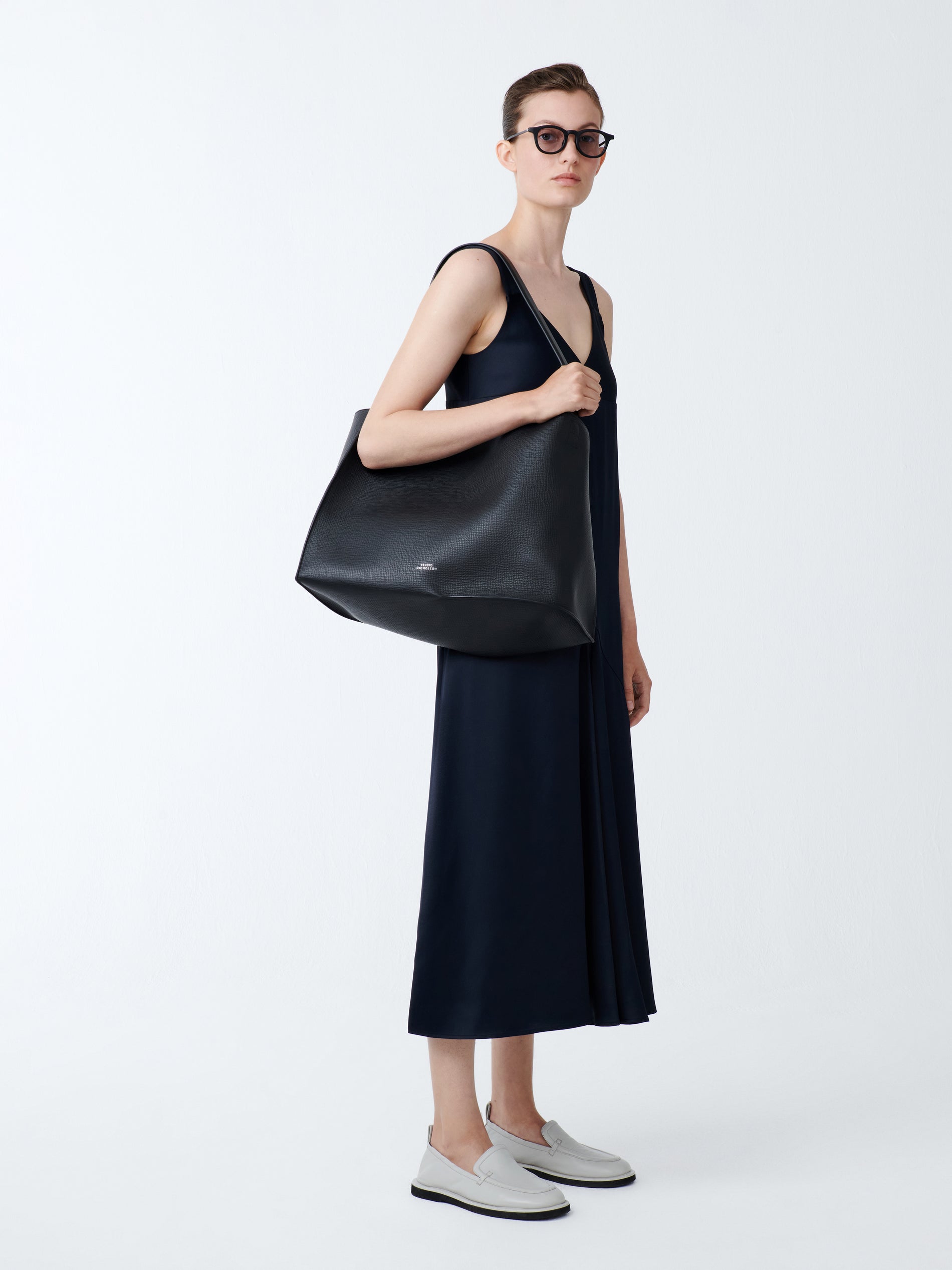 Wylie Dress in Black Ink - Studio Nicholson
