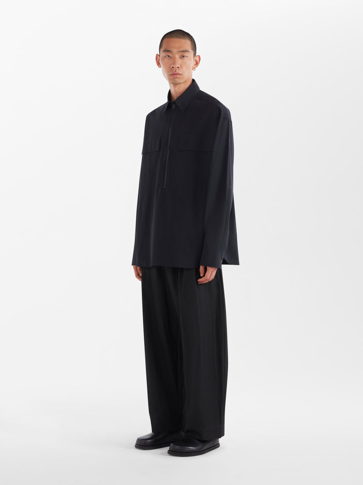 Yale Sporty Cotton Pant in Coal