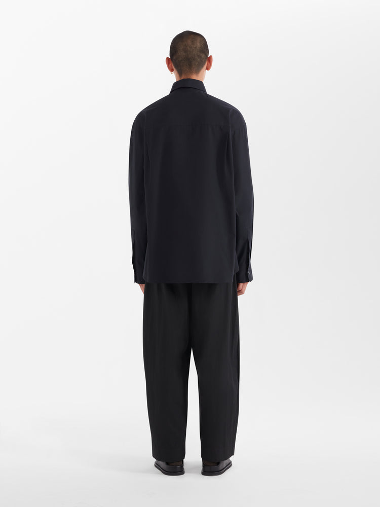 Yale Sporty Cotton Pant in Coal