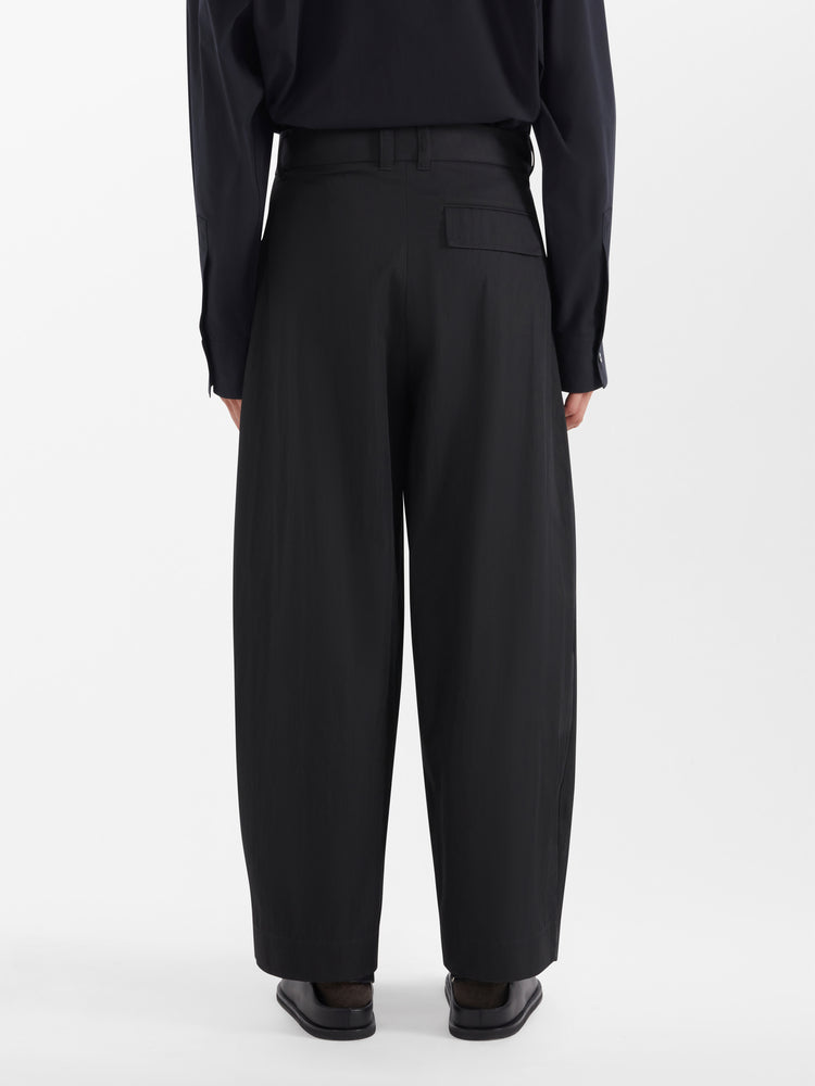 Yale Sporty Cotton Pant in Coal