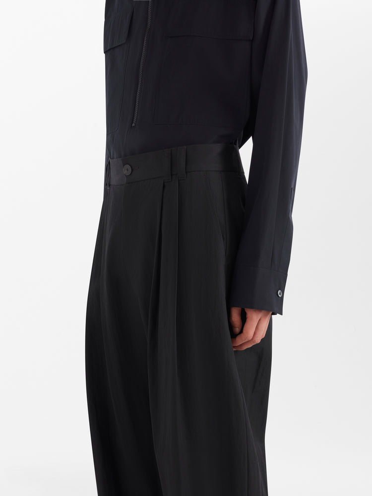 Yale Sporty Cotton Pant in Coal