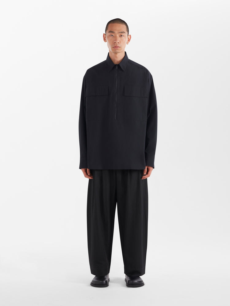 Yale Sporty Cotton Pant in Coal