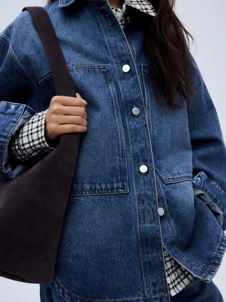 Paso Denim Shirt in Worn Wash Indigo
