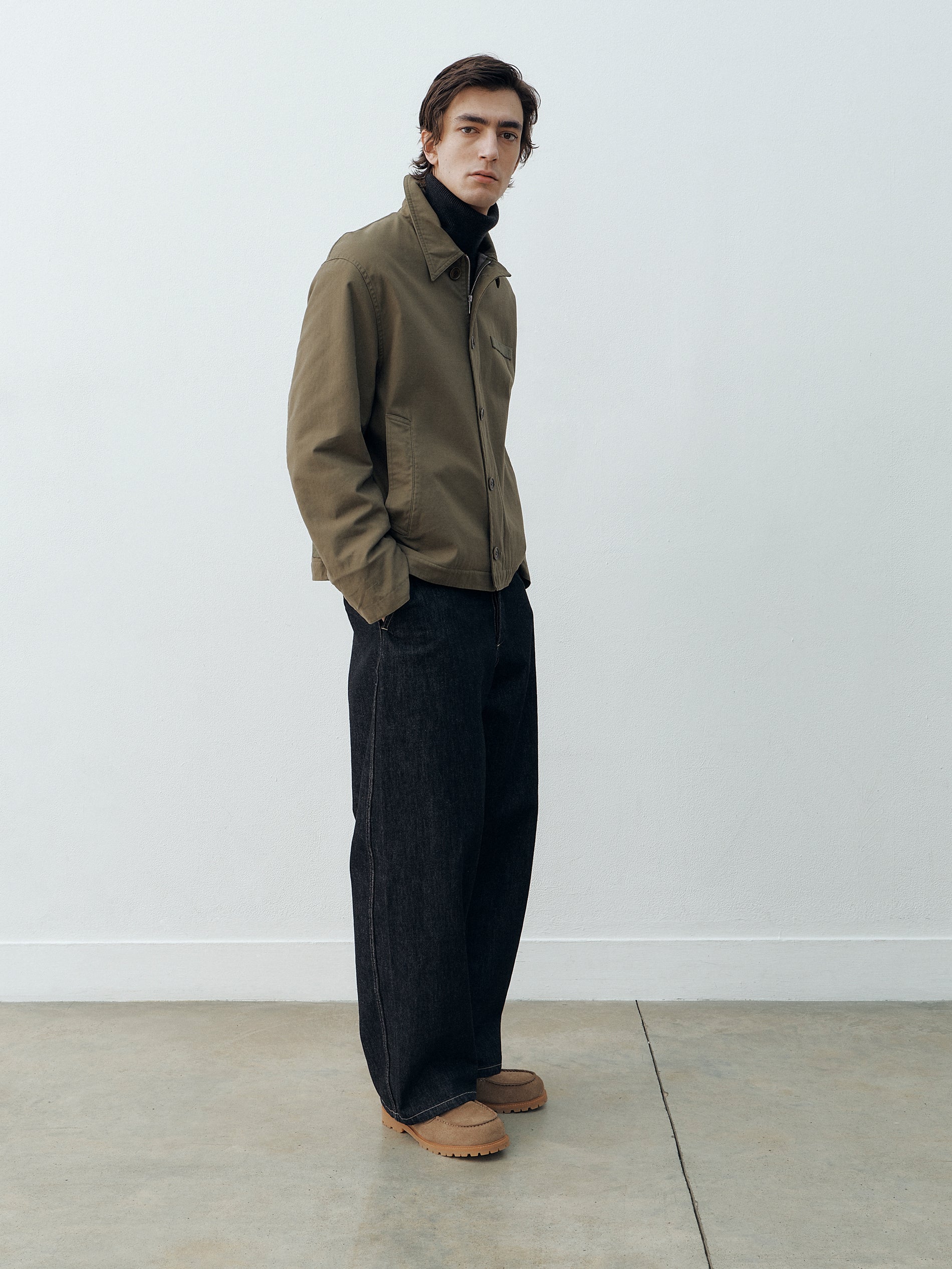 Guston Suede Shoe in Taupe
