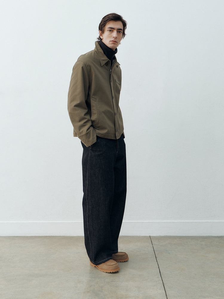Guston Suede Shoe in Taupe