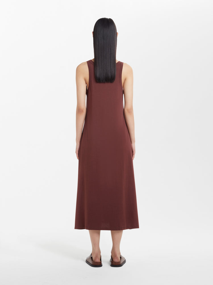 Flint Dress in Chestnut