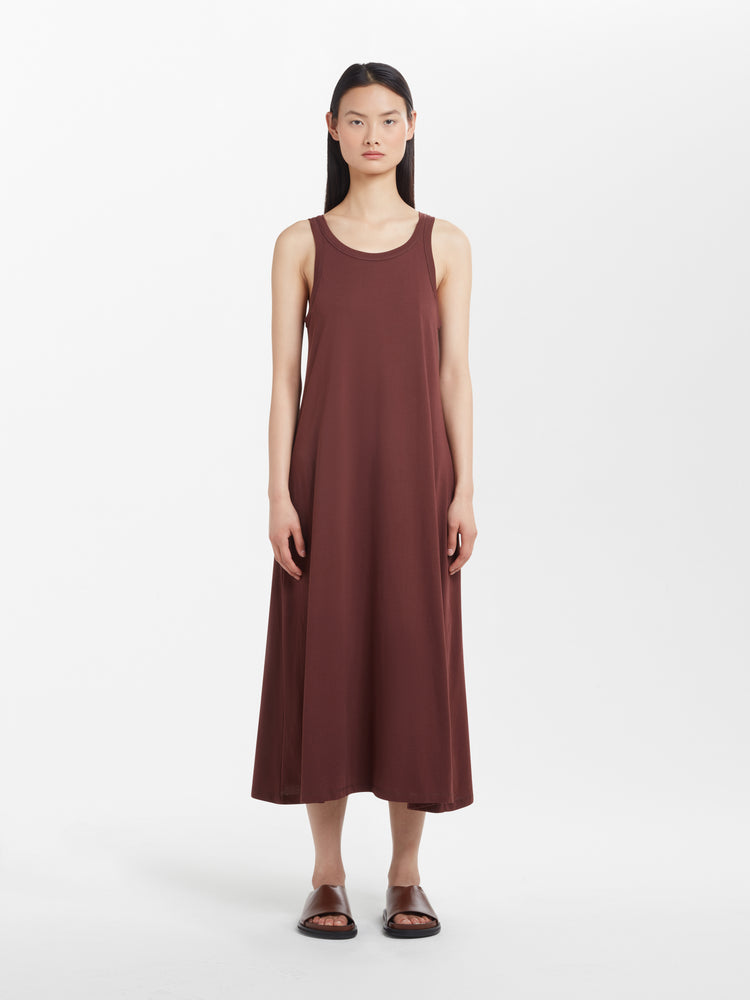 Flint Dress in Chestnut