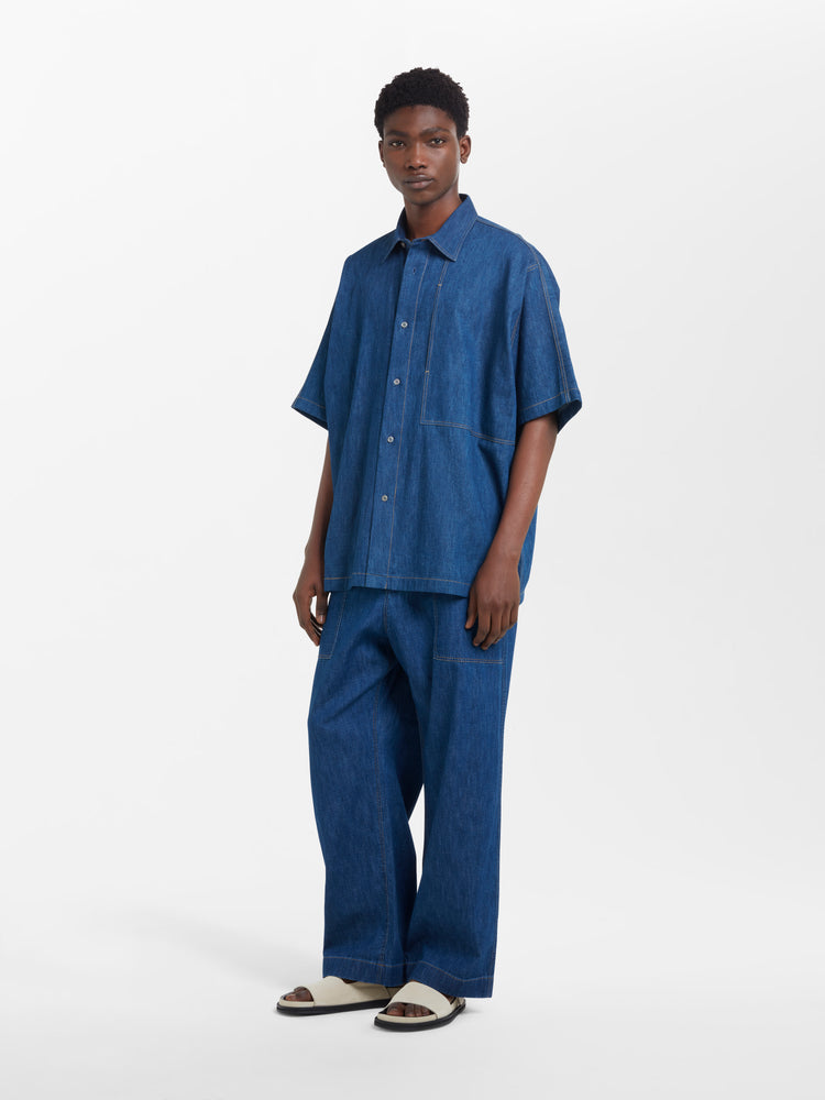 Pavo Denim Shirt in Indigo