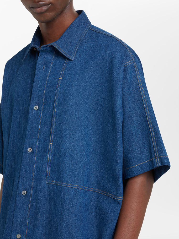 Pavo Denim Shirt in Indigo