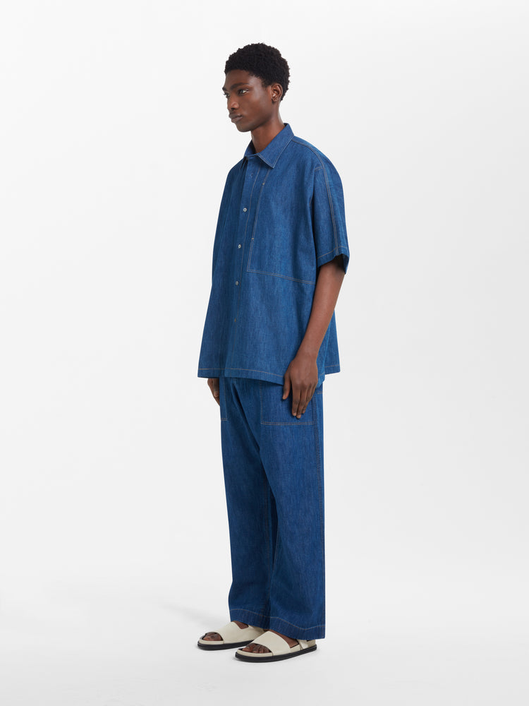 Strata Denim Pant in Indigo