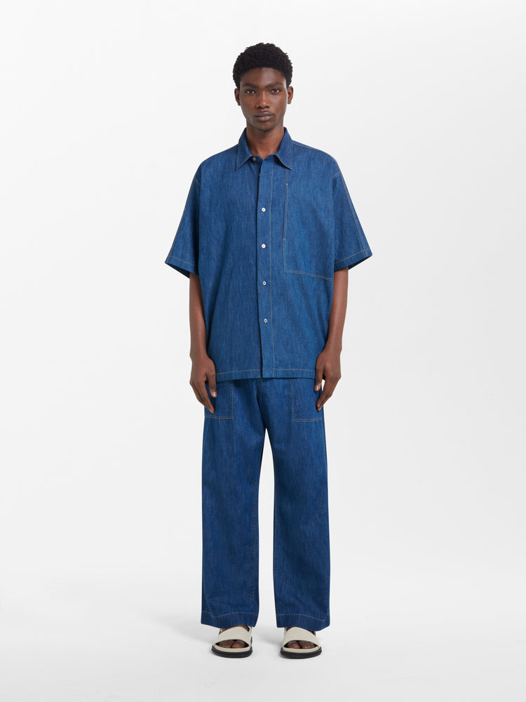 Strata Denim Pant in Indigo