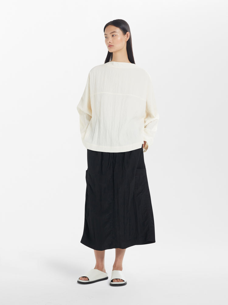 Velho Viscose Top in Parchment