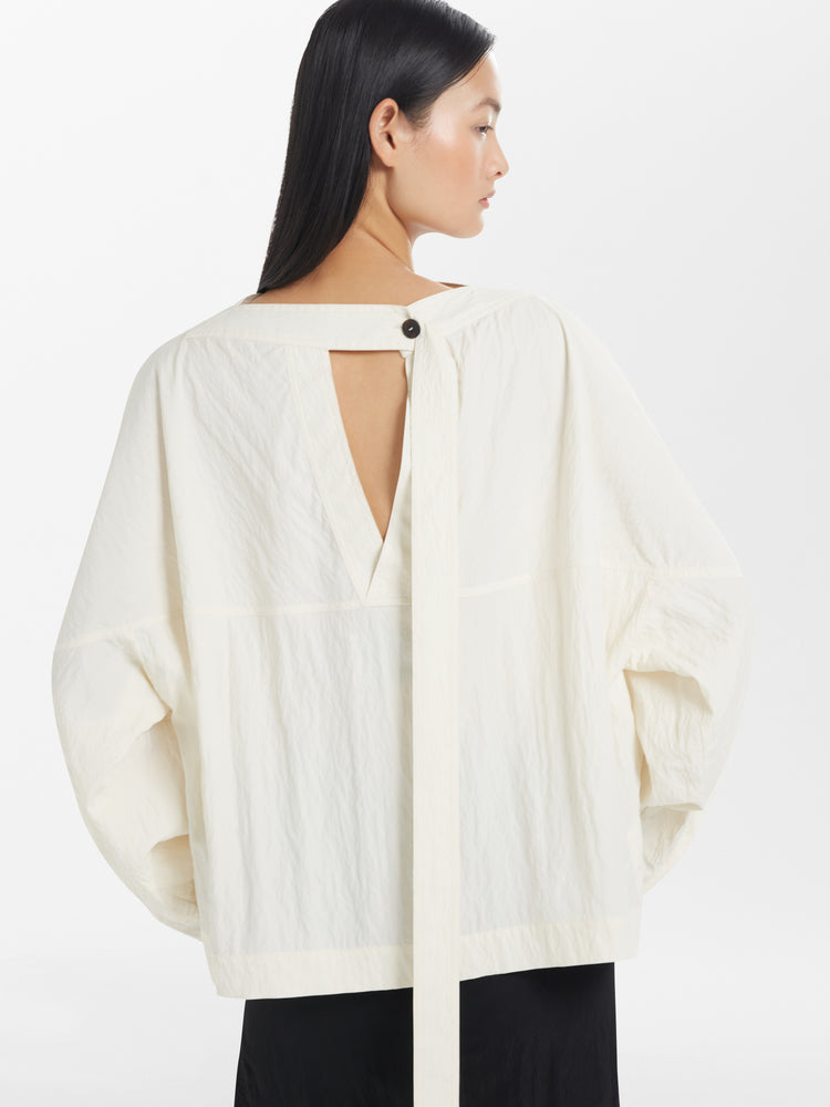 Velho Viscose Top in Parchment