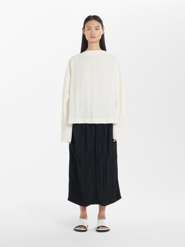 Velho Viscose Top in Parchment
