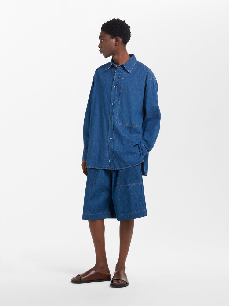 Yoto Denim Shorts in Indigo