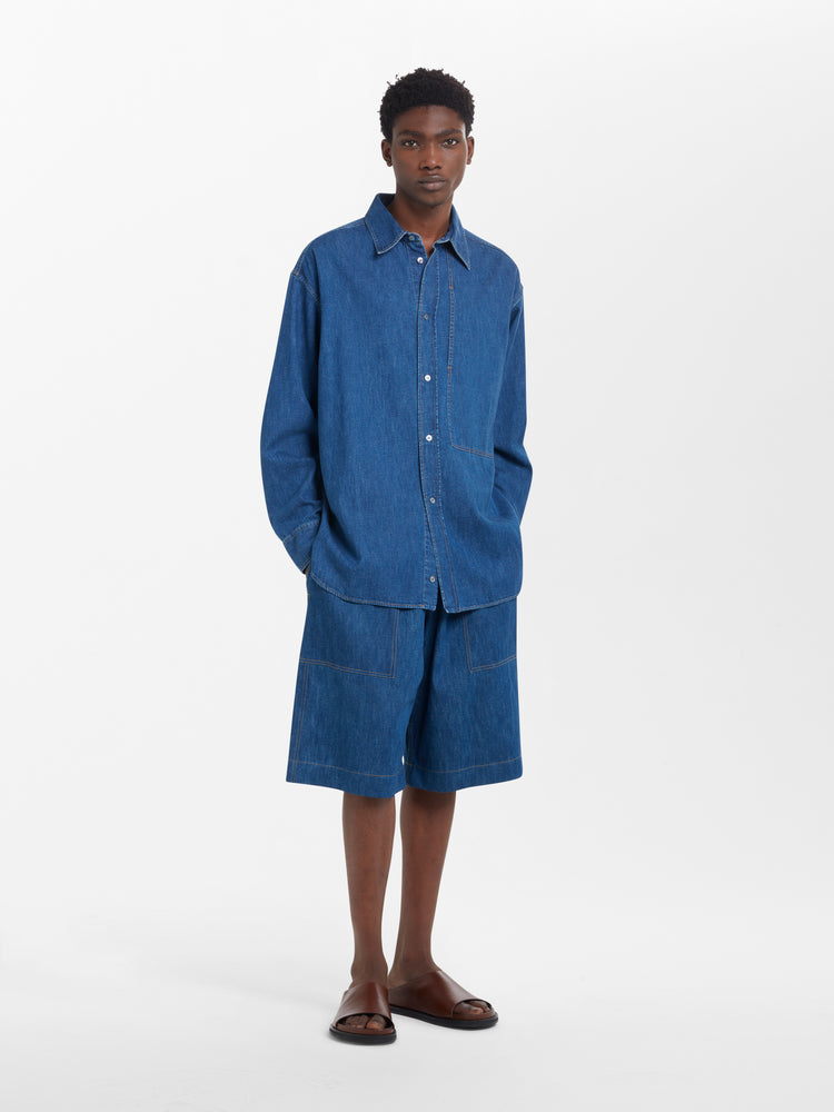 Yoto Denim Shorts in Indigo