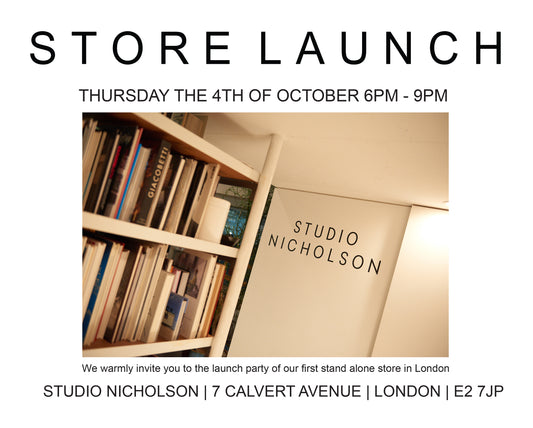 Store Launch - Thursday 4th October 6-9pm
