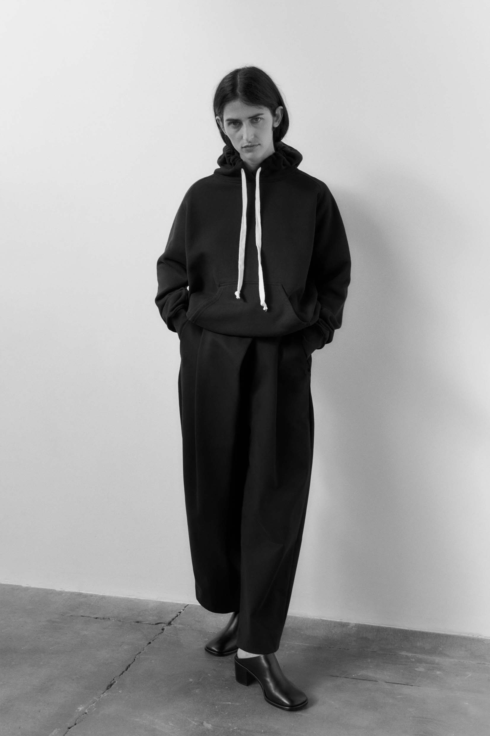 Studio Nicholson / スタジオニコルソン | BRAWN FLEECEBACK JERSEY OVERSIZED TEE オーバーサイズ スウェット Tシャツ | 1 | ダークネイビー | レディース Studio Nicholson / スタジオニコルソン | BRAWN FLEECEBACK JERSEY