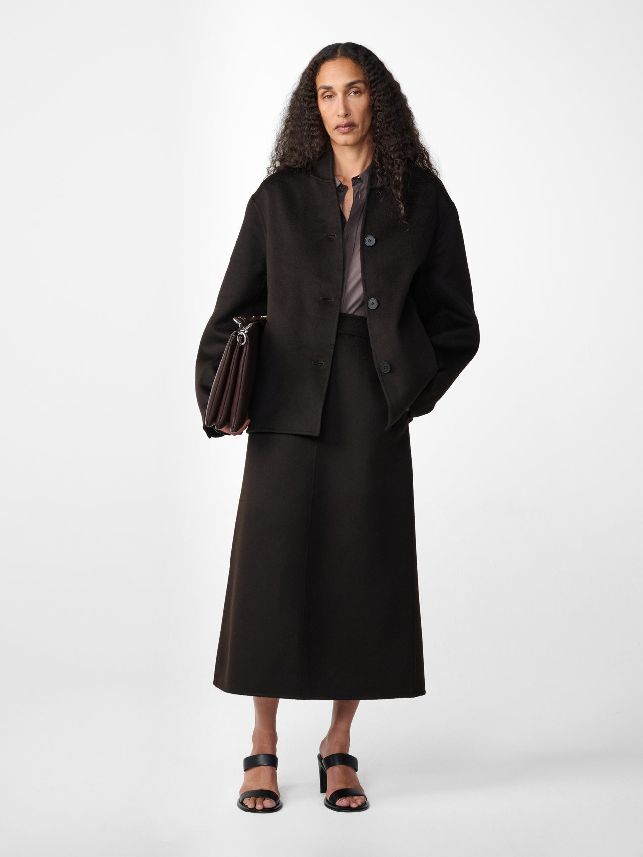 Rhine Wool Jacket in Ore
