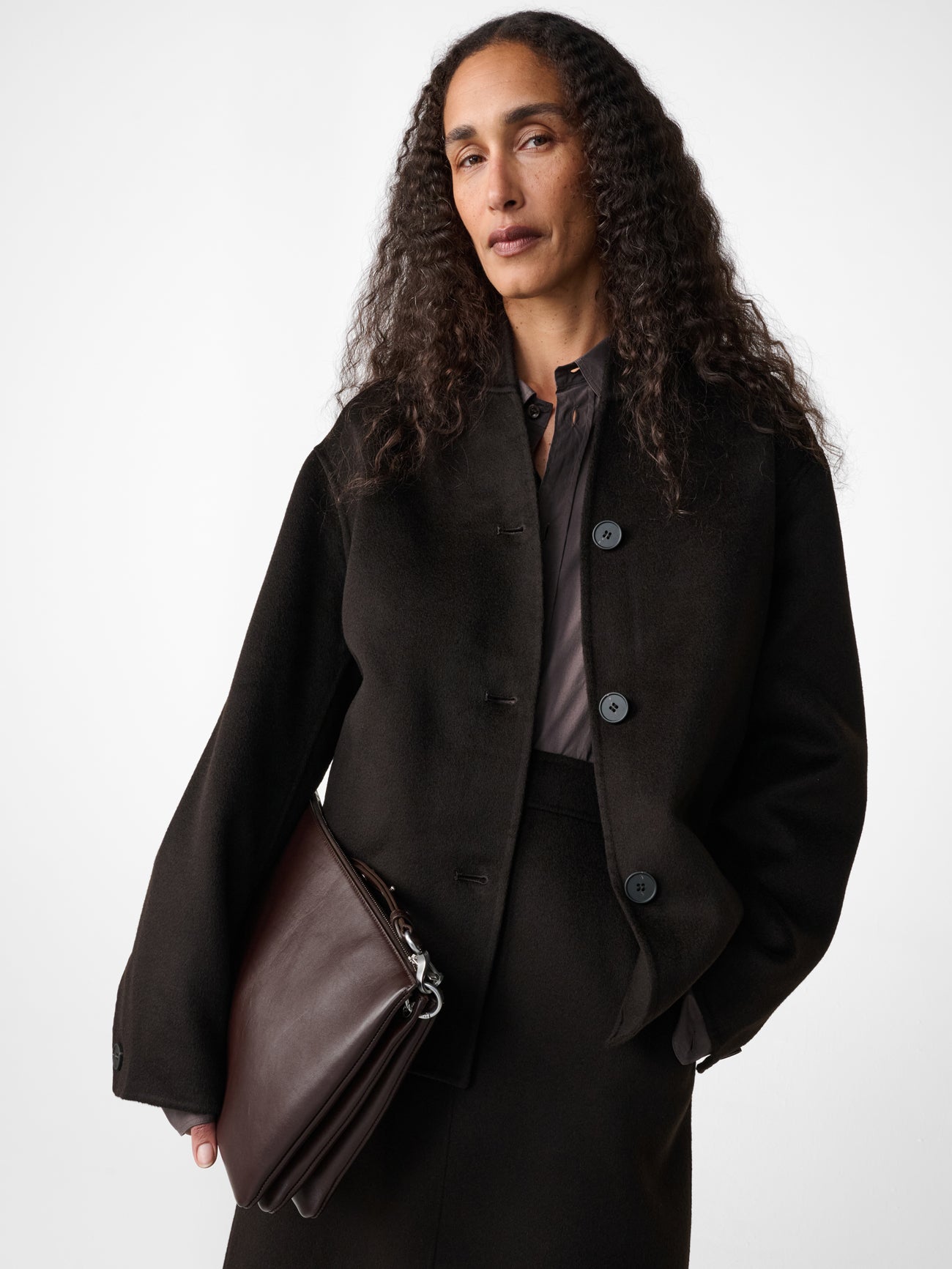 Rhine Wool Jacket in Ore