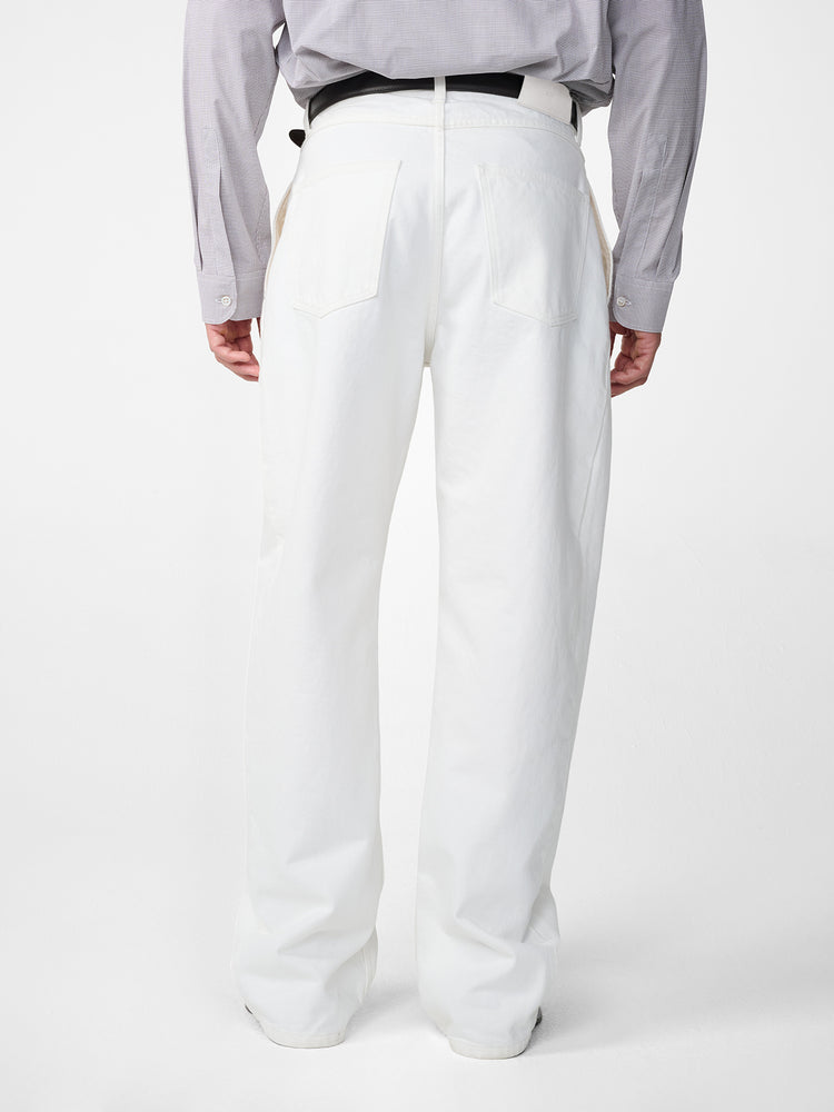 Alwyn Denim Pant in White