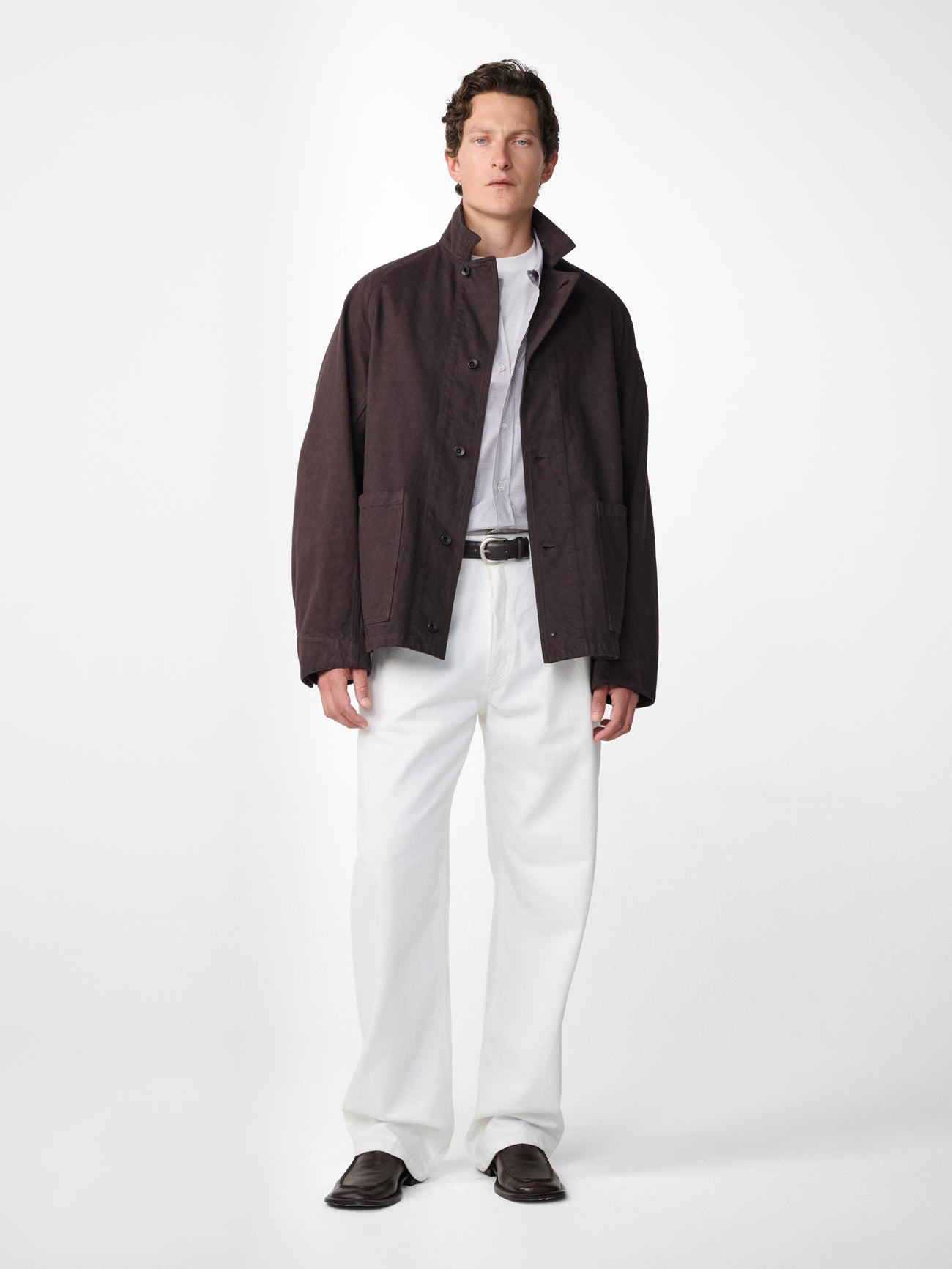 Newark Denim Jacket in Chocolate