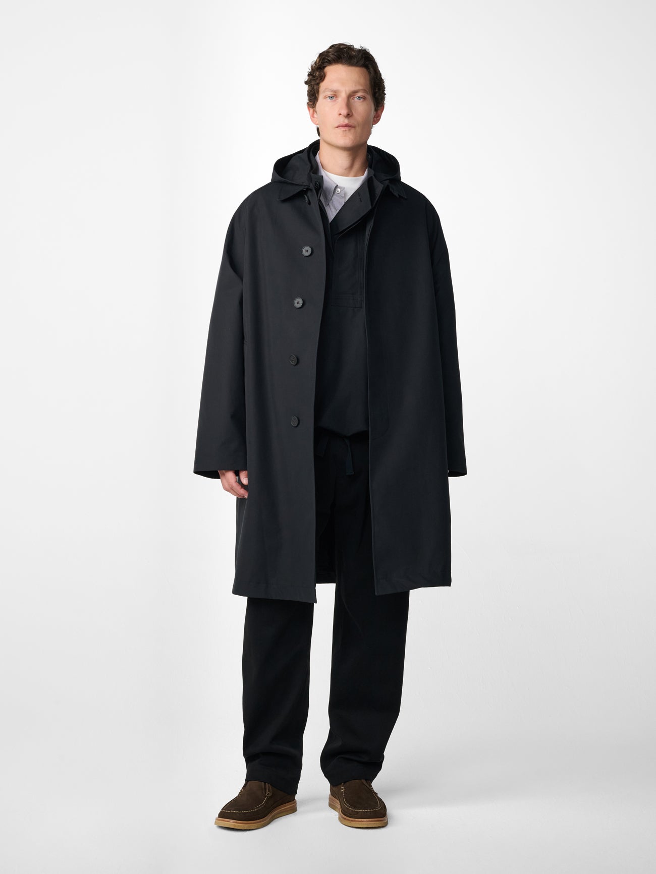 Marlborough Trench Coat in Black
