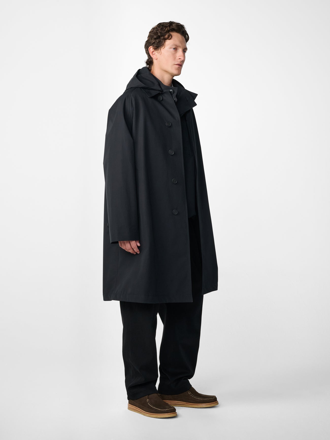 Marlborough Trench Coat in Black