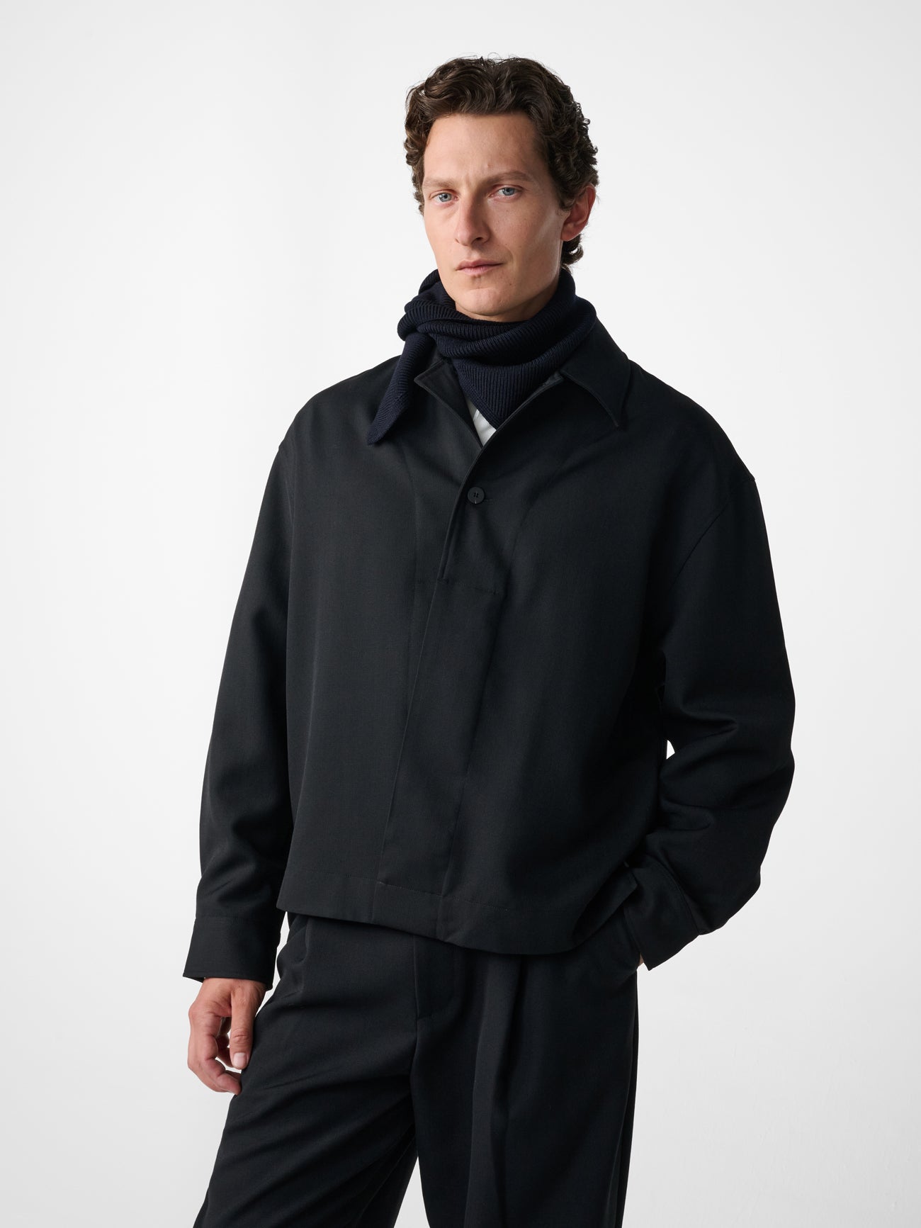 Rick Wool Jacket in Black