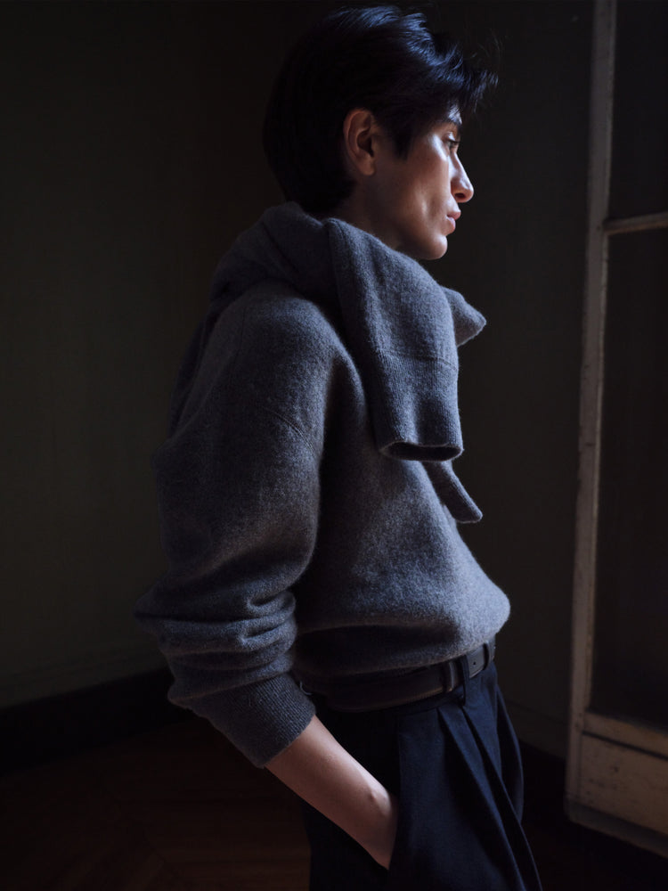 Morina Knit in Mouse