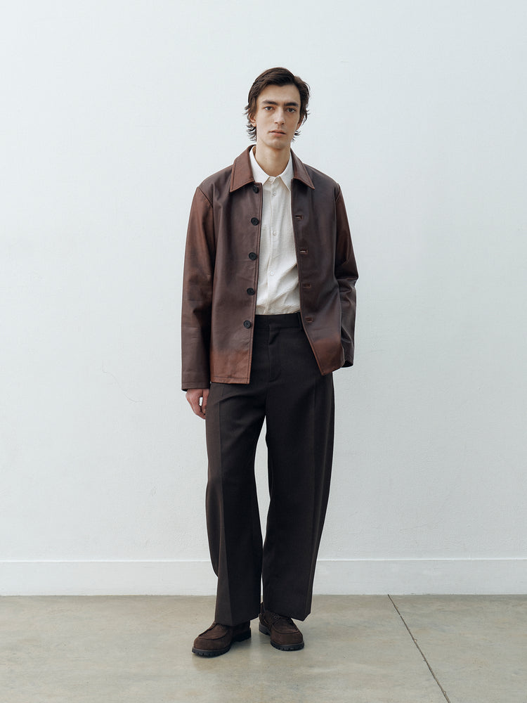 Guston Suede Shoe in Caffe