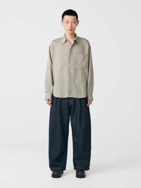 Puch Denim Pant in Black | Volume Denim Trousers– Studio Nicholson